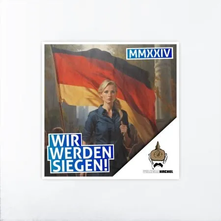 Aufkleber »Wir werden siegen« 50 Stück